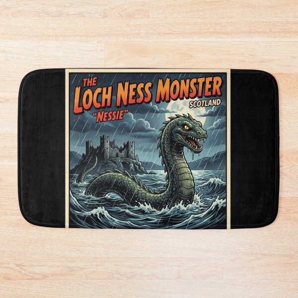 Item preview, Loch Ness Monster Cryptid – Horror Comic Design designed and sold by redsharkuk.