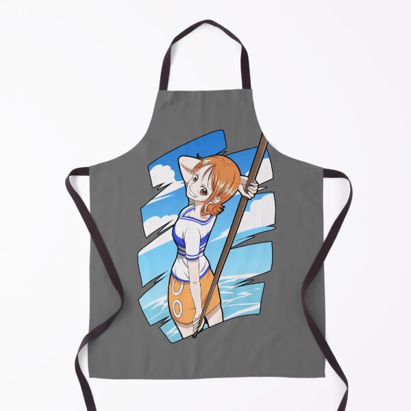 Item preview, Orange Haired Navigator – Anime Inspired Art designed and sold by PosterFuel.
