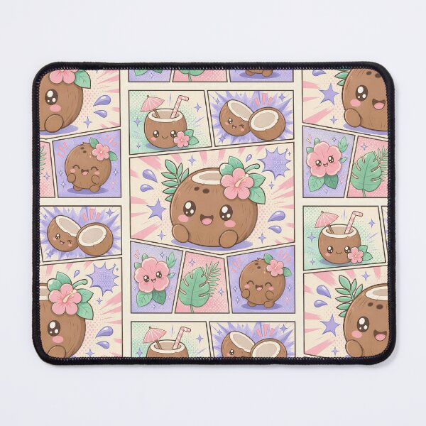 Item preview, Kawaii Coconut Pop Panels designed and sold by Gift Phrase Studio.