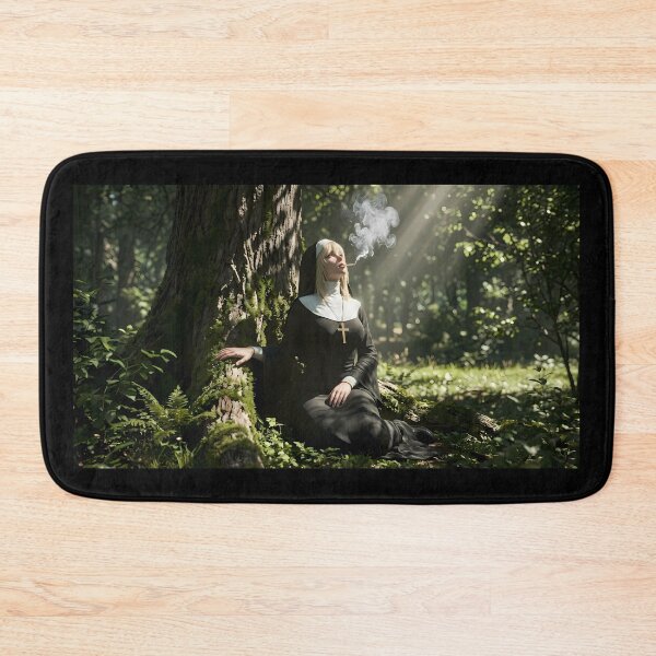 Item preview, Blonde Nun Aesthetic Art Portrait designed and sold by GalleryBrisArt.