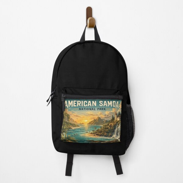 Item preview, American Samoa National Park Vintage Travel Poster | South Pacific Paradise Wall Art designed and sold by GnuArt.
