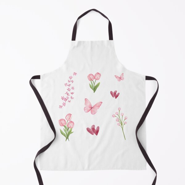 Item preview, Kawaii Cute Pink Flowers Set  designed and sold by madebyjulia7.