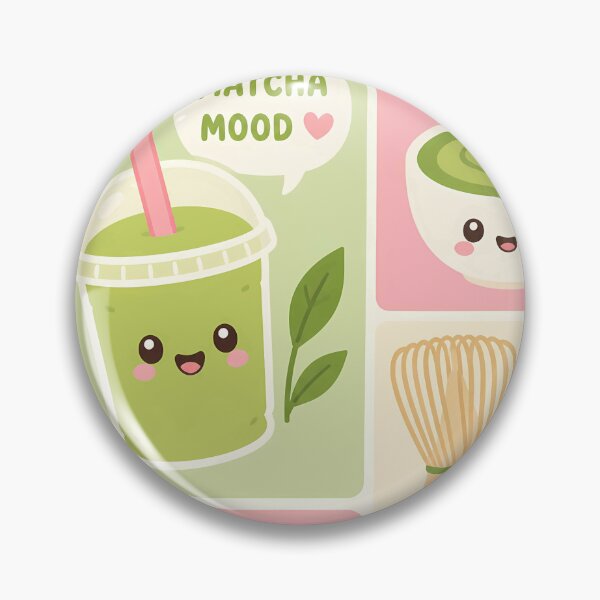 Item preview, Kawaii Matcha Mood Pop designed and sold by Gift Phrase Studio.