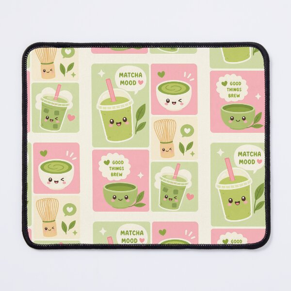 Item preview, Kawaii Matcha Mood Pop designed and sold by Gift Phrase Studio.