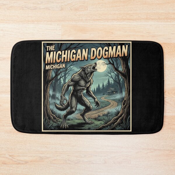 Item preview, Michigan Dogman Cryptid – Horror Comic Art Design designed and sold by redsharkuk.