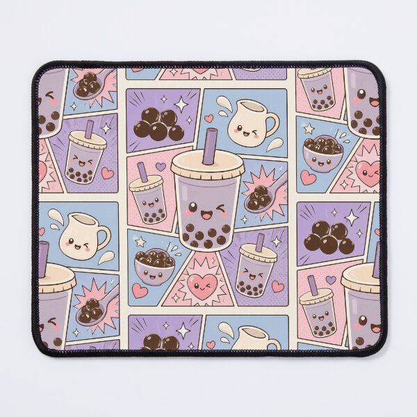 Item preview, Kawaii Boba Tea Pop Panels designed and sold by Gift Phrase Studio.