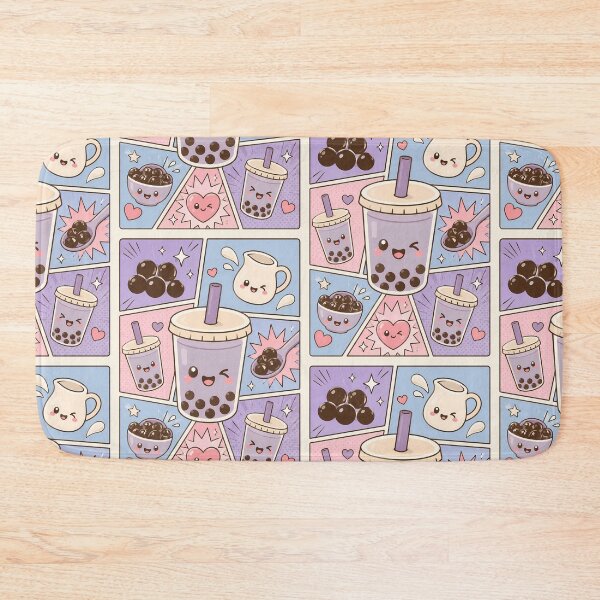 Item preview, Kawaii Boba Tea Pop Panels designed and sold by Gift Phrase Studio.