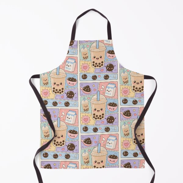 Item preview, Kawaii Boba Milk Tea Pop Panels designed and sold by Gift Phrase Studio.