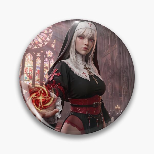 Item preview, Blonde Nun Aesthetic Art Portrait designed and sold by GalleryBrisArt.