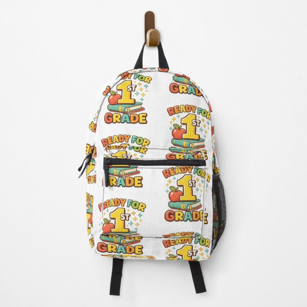 Item preview, Ready For 1st Grade Retro School Apple Book First Day of School Design designed and sold by mansourhamid.
