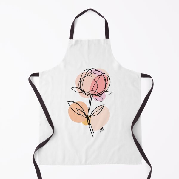 Item preview, Peony Flower Botanical Line Art Print designed and sold by Evil B Creative.