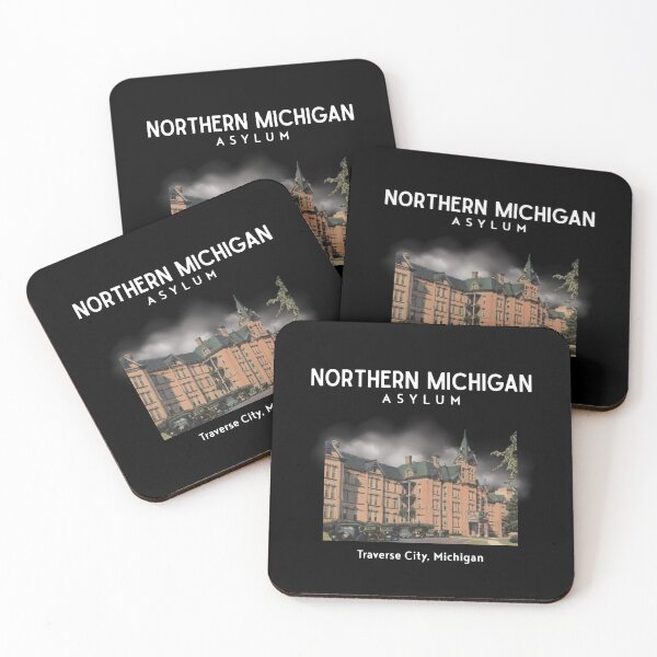 Item preview, Northern Michigan Asylum (Traverse City, Michigan) Hero Graphic designed and sold by GhostlyWorld.