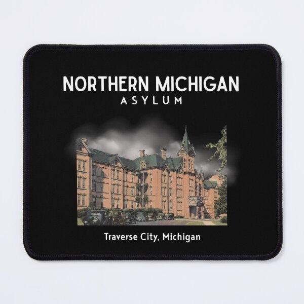 Item preview, Northern Michigan Asylum (Traverse City, Michigan) Hero Graphic designed and sold by GhostlyWorld.