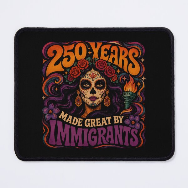 Item preview, 250 Years Made Great By Immigrants Retro Liberty Art designed and sold by Marblaes00.