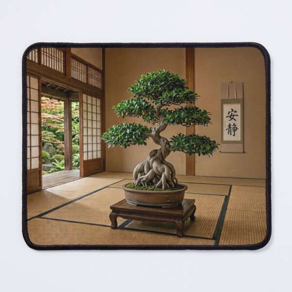 Item preview, Bonsai 盆栽 - Miniature Ginseng Tree in Pot designed and sold by Purrfecta.
