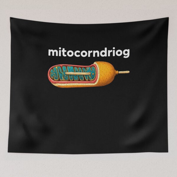 Item preview, Funny Mitocorndriog Biology Corn Dog Meme designed and sold by elderberry.