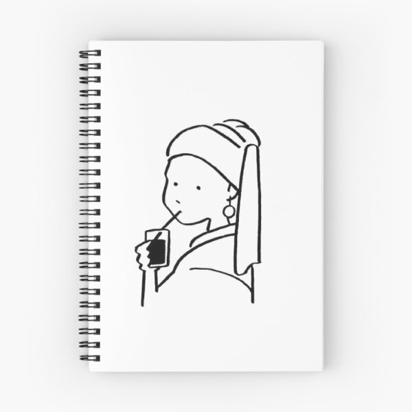 Item preview, Drinking Girl with a Pearl Earring  designed and sold by SMOSH-95.