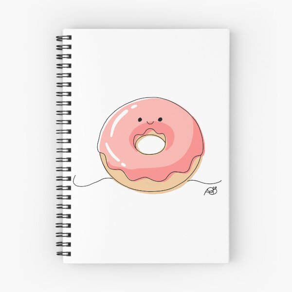 Item preview, Pink Donut Colour Art Print designed and sold by Evil B Creative.