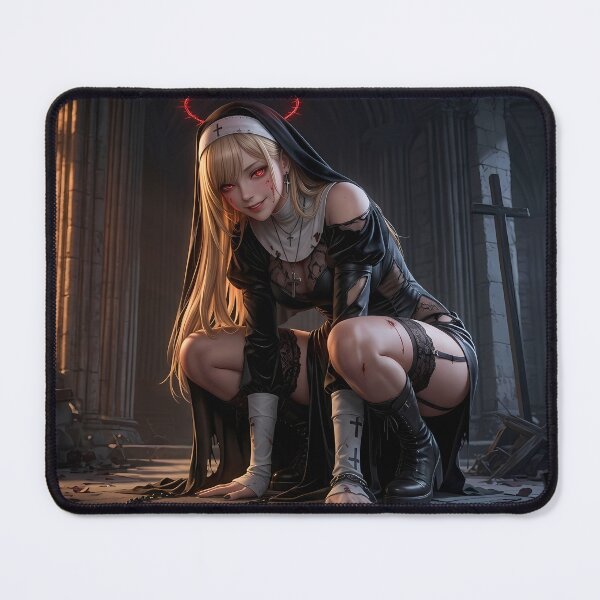 Item preview, Blonde Nun Aesthetic Art Portrait designed and sold by GalleryBrisArt.