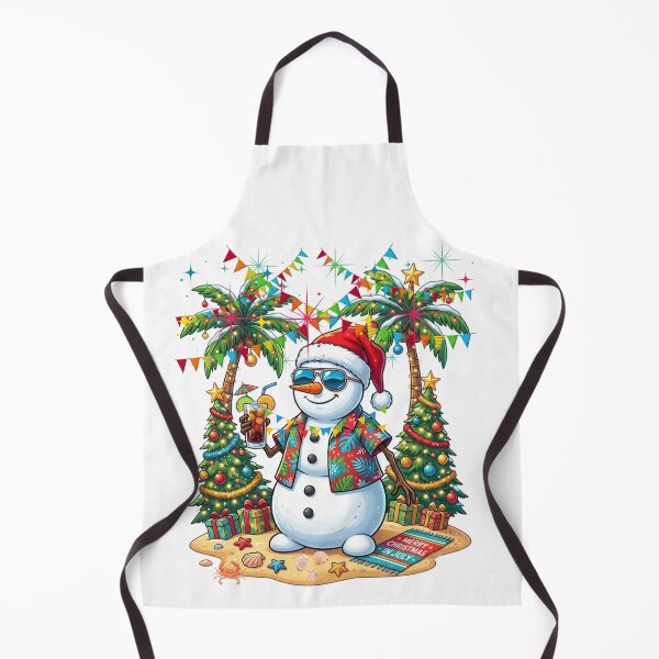 Artikelvorschau, Weihnachten im Juli, Schneemann, Strandurlaub, tropischer Sommer entworfen und verkauft von VibranPalette.