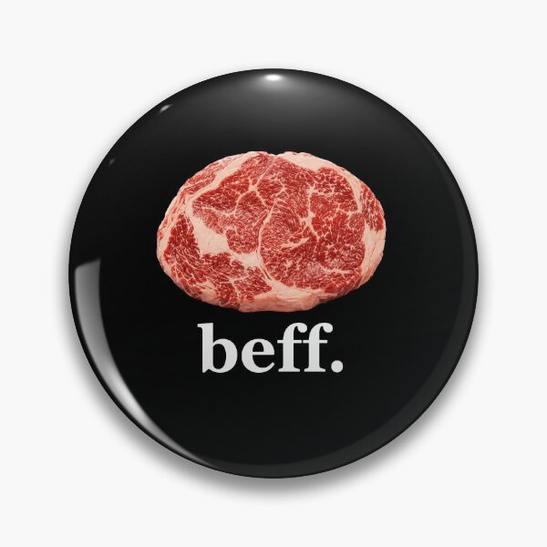 Item preview, Funny Beff Beef Food Meme Humor designed and sold by elderberry.