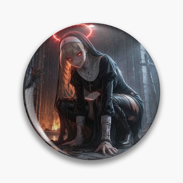 Item preview, Blonde Nun Aesthetic Art Portrait designed and sold by GalleryBrisArt.