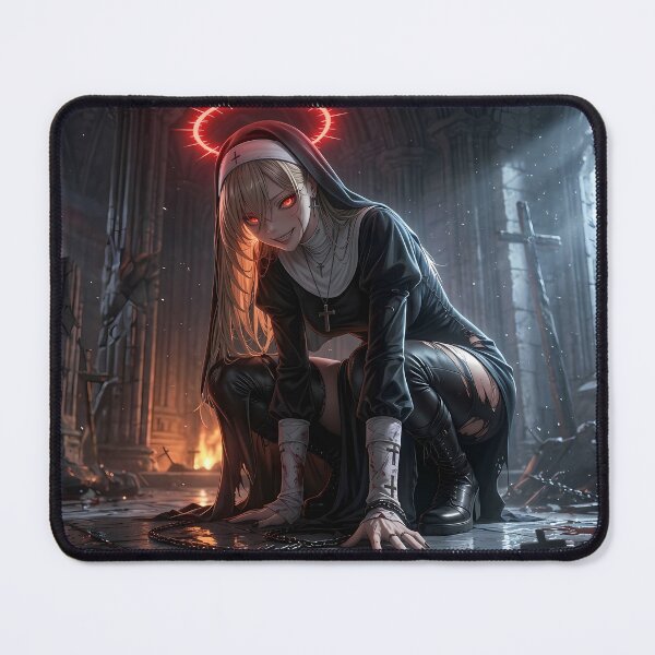 Item preview, Blonde Nun Aesthetic Art Portrait designed and sold by GalleryBrisArt.