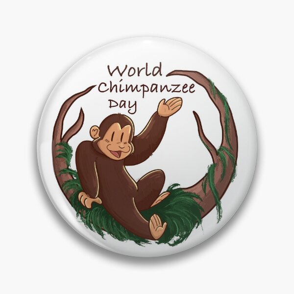 Item preview, World Chimpanzee day designed and sold by StudioMaky.