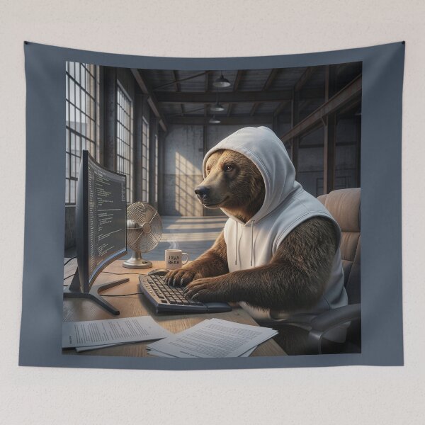 Item preview, Grizzly Bear Hacker  designed and sold by Tridentulus.