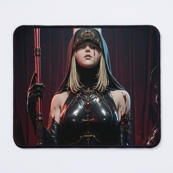Item preview, Blonde Nun Aesthetic Art Portrait designed and sold by GalleryBrisArt.