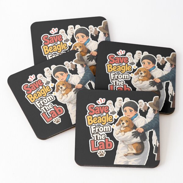 Item preview, Save Beagle From the Lab | Beagle Rescue Animal Rights Dog Lover designed and sold by flowerpower999.
