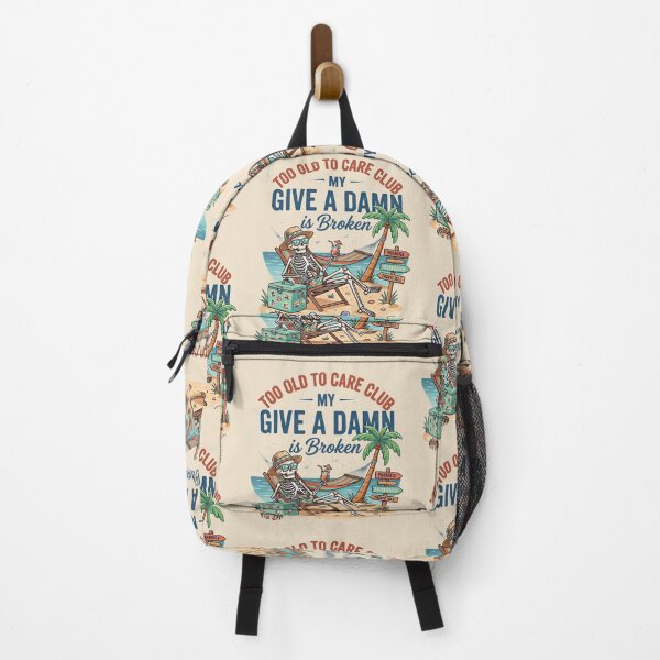 Item preview, Too Old to Care Club Don't Care My Give A Damn is Broken designed and sold by gear-posters.