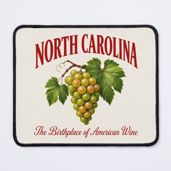 Item preview, North Carolina Grapes – The Birthplace of American Wine designed and sold by The-Drip-Studio.
