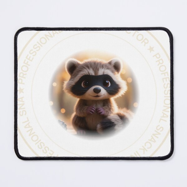 Item preview, Snack Inspector On Duty — Funny Raccoon designed and sold by The Cosy co..