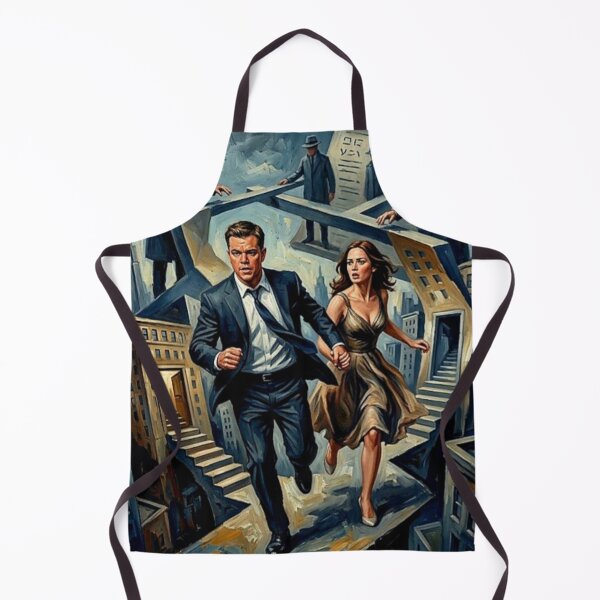 Item preview, The Adjustment Bureau Retro Sci-Fi Romance Thriller Fate Tribute Art Movie Poster designed and sold by Art's Diner.