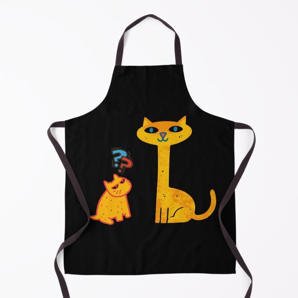 Item preview, Funny Long Neck Cat and Confused Grumpy Kitten designed and sold by rich-moda.