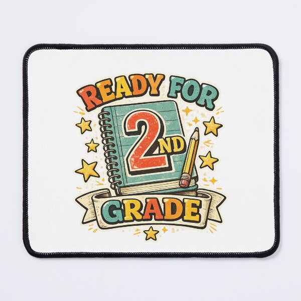 Item preview, Ready For 2nd Grade Vintage School Notebook Back to School Design designed and sold by mansourhamid.