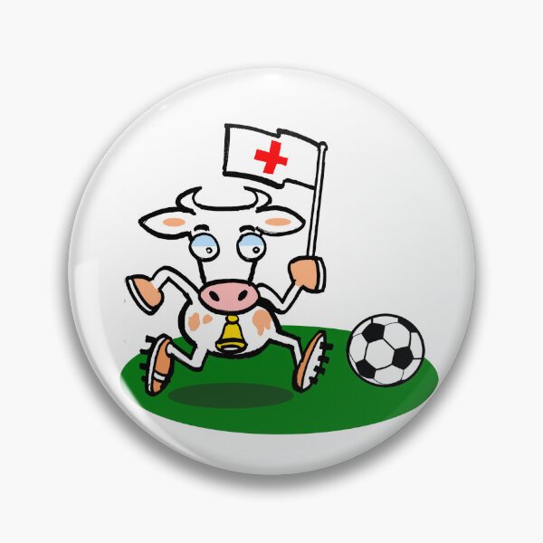 Item preview, Funny Switzerland Soccer Cartoon Character Stickers designed and sold by Al Benge.