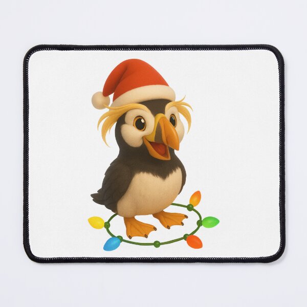 Item preview, Christmas Tufted Puffin designed and sold by Sillytoe.