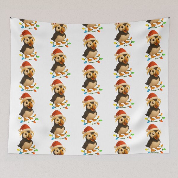 Item preview, Christmas Tufted Puffin designed and sold by Sillytoe.