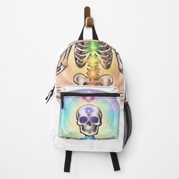Item preview, "Meditating Skeleton with Chakra Energy designed and sold by DailyDoodlesBySumbul.