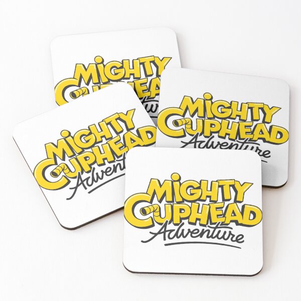 Item preview, MIGHTY CUPHEAD ADVENTURE LOGO designed and sold by JJNameArt.