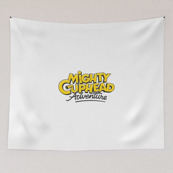 Item preview, MIGHTY CUPHEAD ADVENTURE LOGO designed and sold by JJNameArt.