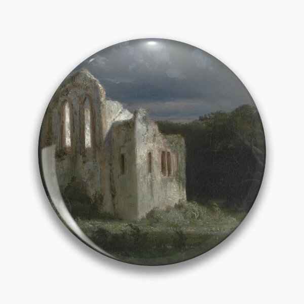 Item preview, Moonlit Landscape with Ruins - Arnold Bocklin  designed and sold by forgottenbeauty.