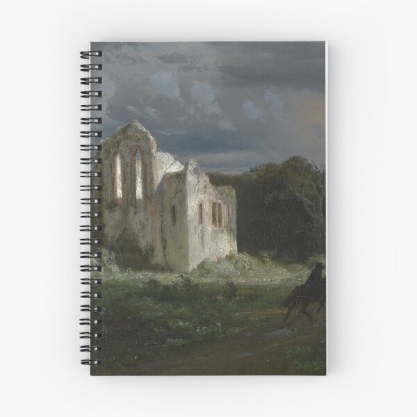 Item preview, Moonlit Landscape with Ruins - Arnold Bocklin  designed and sold by forgottenbeauty.