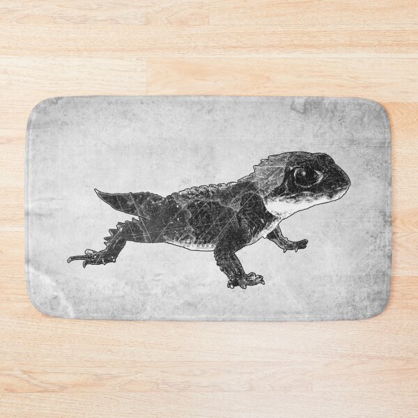 Item preview, Crocodile Skink Etched Illustration Wildlife Art Print designed and sold by Ghoul Enterprises.