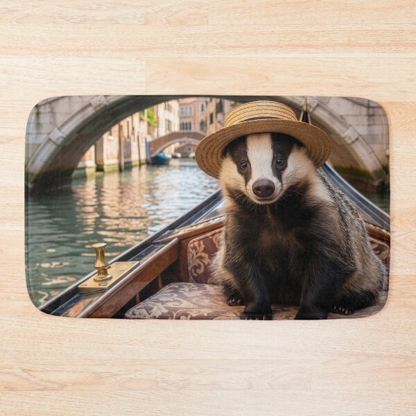 Item preview, Badger Visits Venice for the Cicchetti designed and sold by Tridentulus.