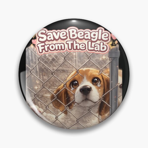 Item preview, Save Beagle From the Lab | Beagle Rescue Animal Rights Dog Lover designed and sold by flowerpower999.