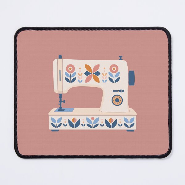 Item preview, Folk Art Floral Sewing Machine designed and sold by StoneyPointRoad.