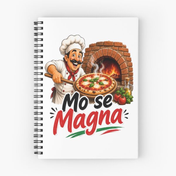 Item preview, Mo se Magna – Funny Italian Pizza Chef Graphic  designed and sold by RipantinaFantasy .